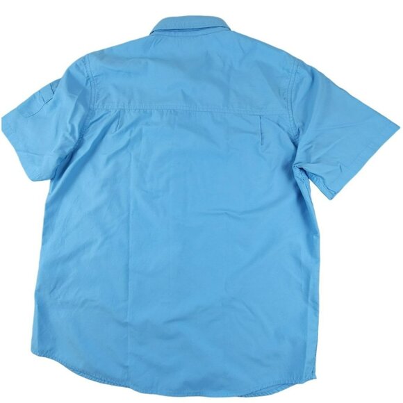 Field and Stream Mens Sport Fishing Shirt Blue Button Down Size Medium JH1638100 - Picture 2 of 6